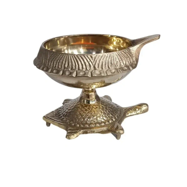 Brass Antique Tortoise Diya