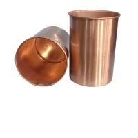 Copper Water Bottle With Glass Set