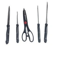 Lacuzini Knife Set With Wooden Stand