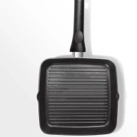 MILTON Milton Pro Cook Die Cast Grill Pan 24 cm Black Induction Safe Non Stick