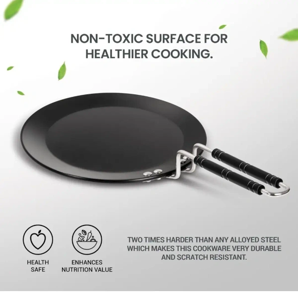 MILTON Milton Pro cook Granito Induction Hard Anodized Roti Tawa - 25cm