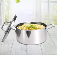 MILTON Milton Pro Cook Tri Ply Stainless Steel Casserole With Lid Size 22