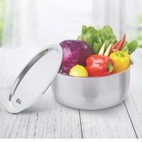 MILTON Milton Pro Cook Triply Stainless Steel Induction Tope with Lid 22 Cm - Base Variant
