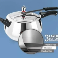 MILTON Milton Triply Stainless Steel Inner Lid Pressure Cooker - 2 Ltr