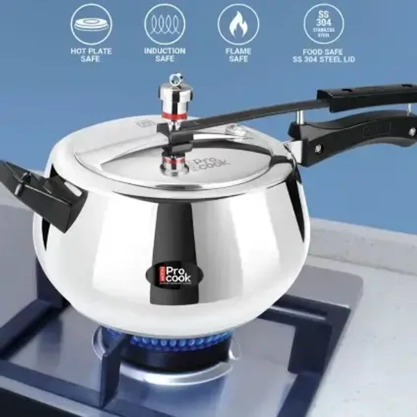 MILTON Milton Triply Stainless Steel Inner Lid Pressure Cooker - 2 Ltr