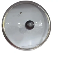 MILTON Milton Triply Wooden Handle Kadhai With Glass Lid - 20cm
