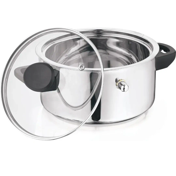 Nanonine NanoNine Stainlesss Steel Double Wall Milk Boiler - 1 Ltr