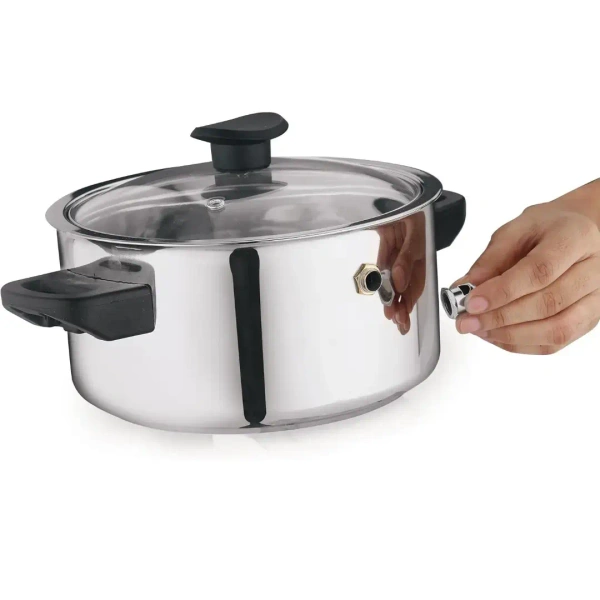 Nanonine NanoNine Stainlesss Steel Double Wall Milk Boiler - 1 Ltr