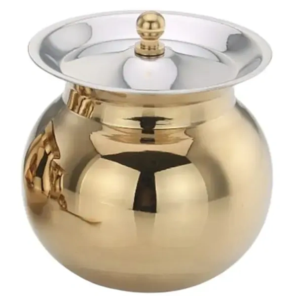 Rose Gold Ghee Pot With Spoon