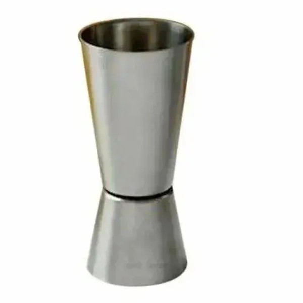 Silver Round Stainless Steel Peg Glass