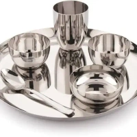 SAJAWAT Stainless Steel 54 Pcs Dinner Set - Base Variant