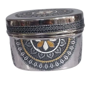 Stainless Steel Antique Square Dabba - Big