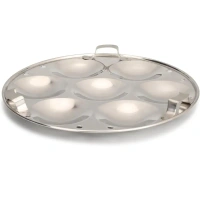 Stainless Steel Multi Kadhai With 5 Plates - Base Variant