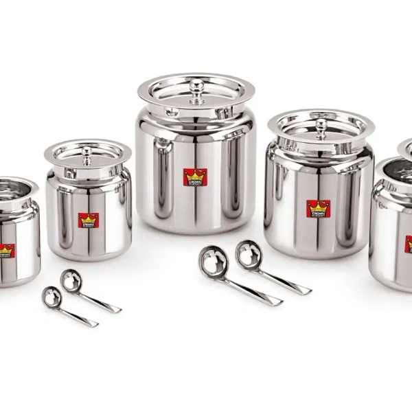 FAWN Stainless Steel Oil Pot With Spoon 1100 Ml - Base Variant