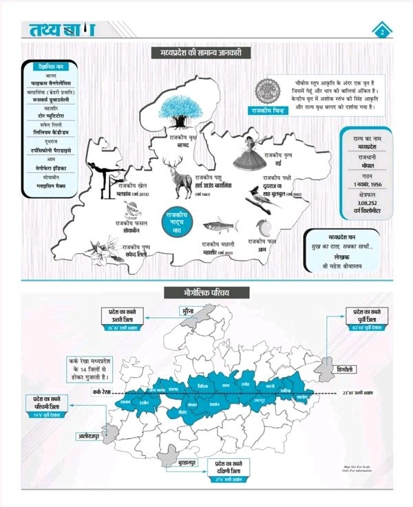 Tathyaban Publication Tathya Darpan MP का Atlas (मध्य प्रदेश सामान्य अध्ययन मानचित्रावली) | 6वां संस्करण | Hindi Medium | Updated for 2026 | Useful for MPPSC, ADPO, Assistant Professor, MPSI, Patwari & Other MP Exams