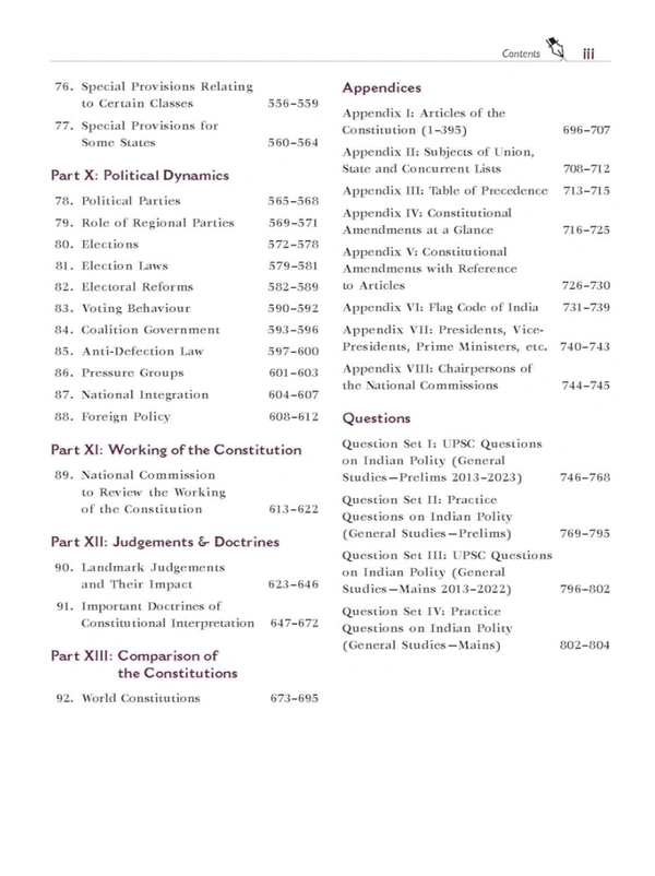 M LAXMIKANT M Laxmikanth
Indian Polity (English) by M Laxmikanth for UPSC CSE 2025 | 7th edition (latest) | Civil Services Exam - Prelims, Mains and Interview | State PSCs exams/ PCS exams | Exclusive access to McGraw Hill edge online platform: Practice tests, Expert sessions, Preparation strategy and much more
Standard Edition Edition - 15 July 2023