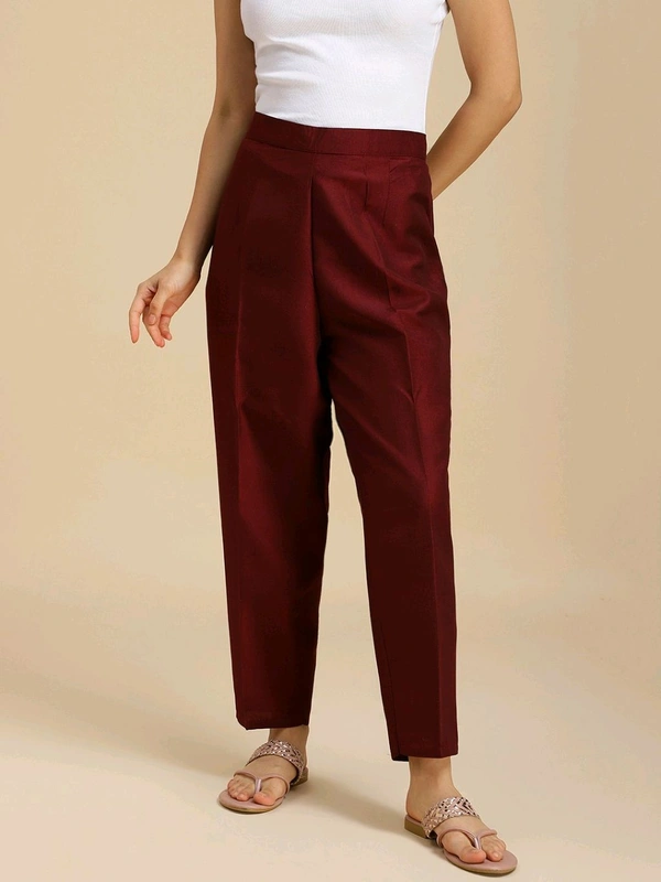 Mokosh MOKOSH Women Silk Blend Kurta Pant Dupatta Set - XXL, Rosewood