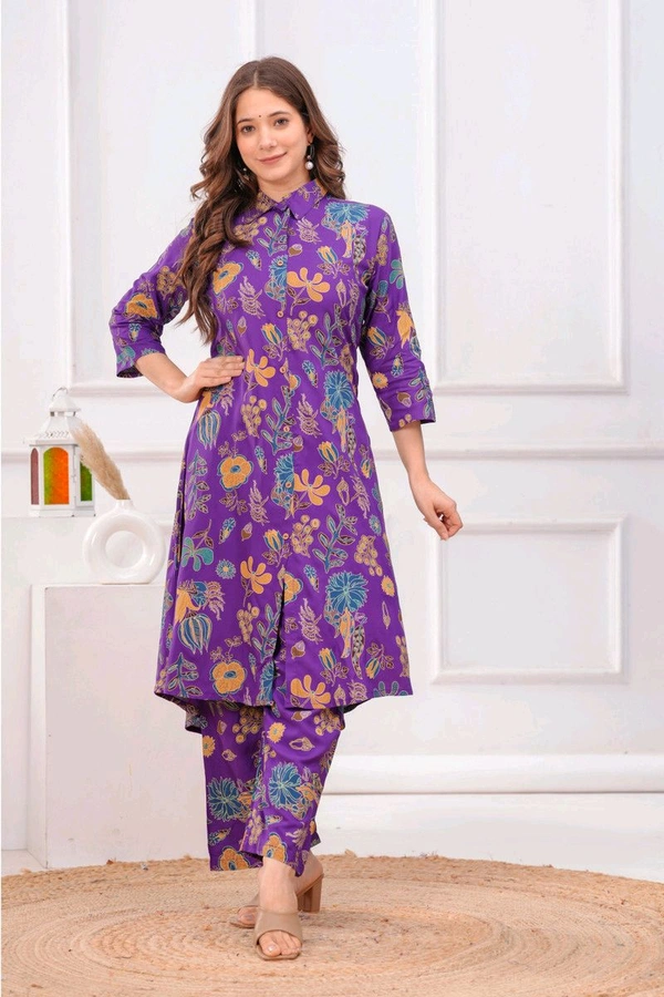 Devdham DEVDHAM
Women Cotton Rayon Kurta Palazzo Set - XXL