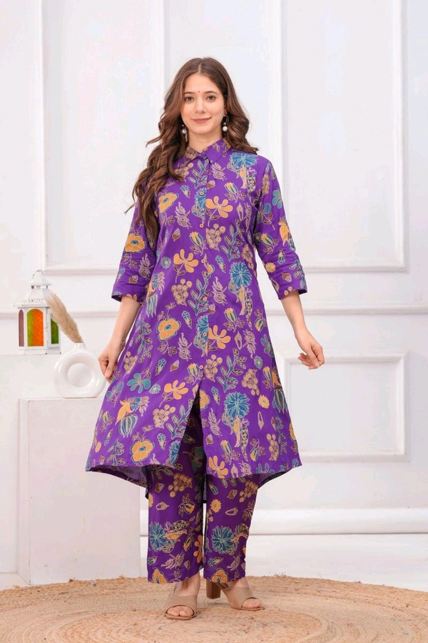 Devdham DEVDHAM
Women Cotton Rayon Kurta Palazzo Set - XXL