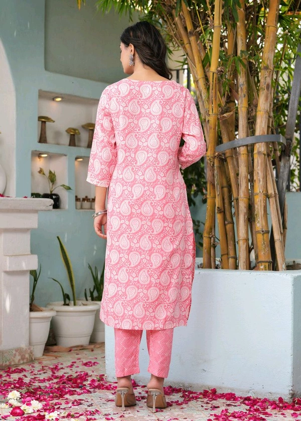 PSCHOICE
Women Viscose Rayon Kurta Pant Set - L
