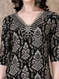 Berrylicious Women Viscose Rayon Kurta Palazzo Set - S