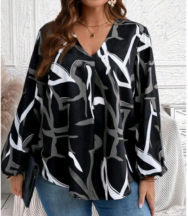 YRT-SRT Women Printed Cotton Rayon Cape Top Kurta (BLACK) - 3XL