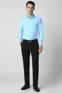 PETER ENGLAND
Men Slim Fit Self Design Spread Collar For Men - 44