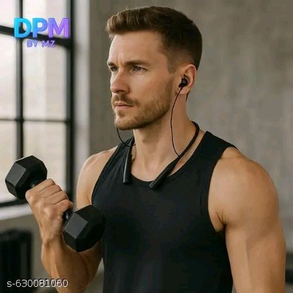 BY MZ NB111 Wireless Magnetic Neckband with 25H Playback, HD Sound & Bluetooth 5.1