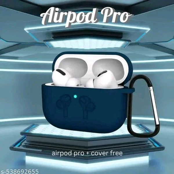 Airpod Pro with Case True Wireless Bluetooth Earphones with 3 Hours of Playtime & Compatible for all Smartphones (White)