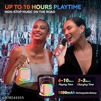 K12 Rechargeable Karaoke Speaker with FM, USB & Mic Port