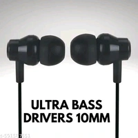 BT SPORTS Bluetooth Earphones Wireless Neckband | BT Sport Headset with Mic | 15H Playtime, Adjustable Fit, High Bass & Durable Braided Cable - Black