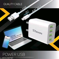Mobile Chargers*
Cable Length: 1 Mtr - White