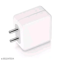 Ultra Fast 65 Watt Type-C Charger Adapter Mobile Charger, Charger for Mobile with Detachable Red & White Cable, 1 Meter Type C Cable