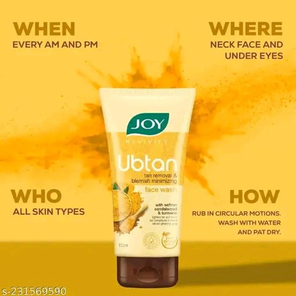 Ubtan Tan Removel Face Wash - 150ml