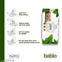 Baby Wipes 72 Sheets pack of 4/with Lid