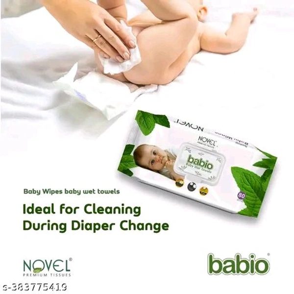 Baby Wipes 72 Sheets pack of 4/with Lid