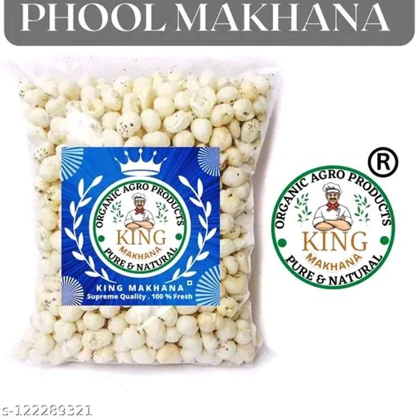 50 gm Premuim Phool Makhana, Lotus seed, Fox nut at best price .Makhana or Gorgon nut, also known as phool makhana
