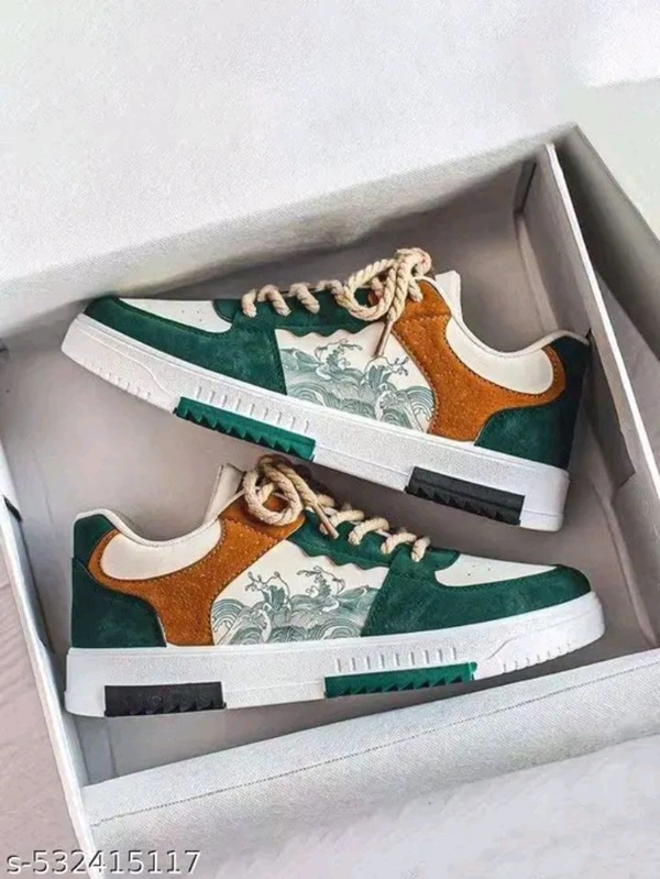 Layasa NewMen's Stylish Casual Sports Flat Sneakers | Walking Snekers Shoes | Partywear Sneakers | Running Sneakers For Men's