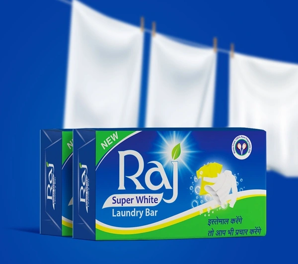 Raj Detergent Soap 4 Tikki - Pack