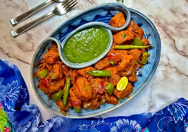 Soya Chaap Chilli