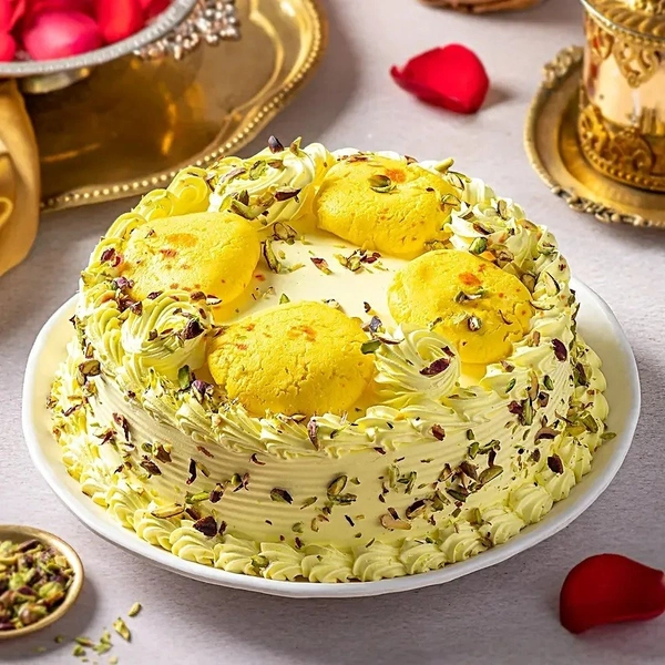 Rusmalai Cake - 1 Pound, Making Time 2 Hours, Order Time-11Am To 6Pm