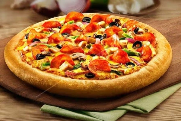 Mix Veg Pizza - Large, Without Topping