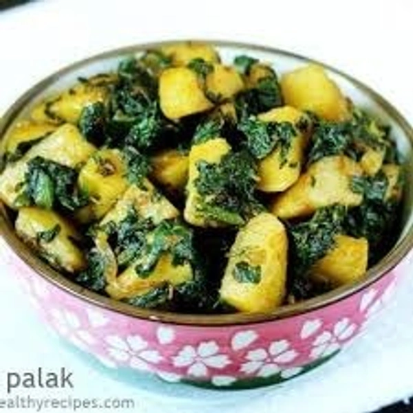 Aaloo Palak - Half