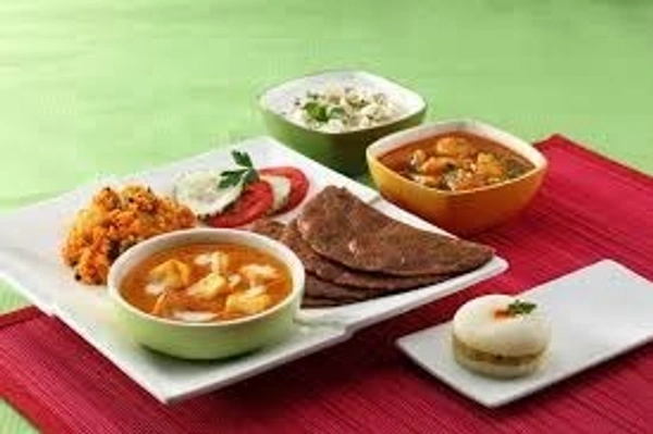Swank + Shahi Paneer + Peenut Masala Chat + Sweet