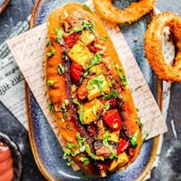 Paneer hot Dog