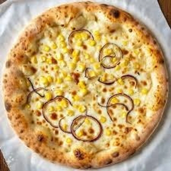 Onion Corn Pizza  {Fussion Food}