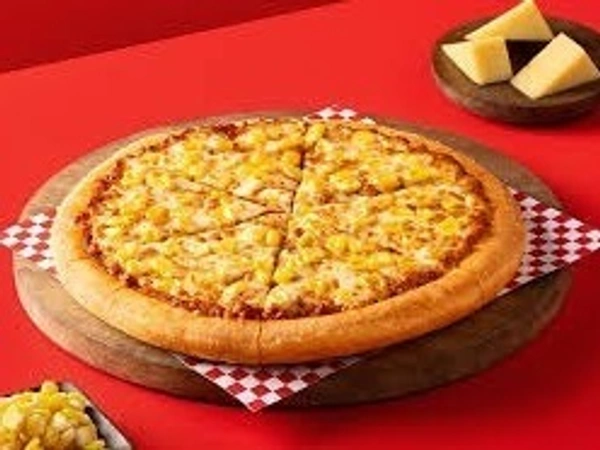 CHEESE CORN PIZZA         {Cheesy Cafe}