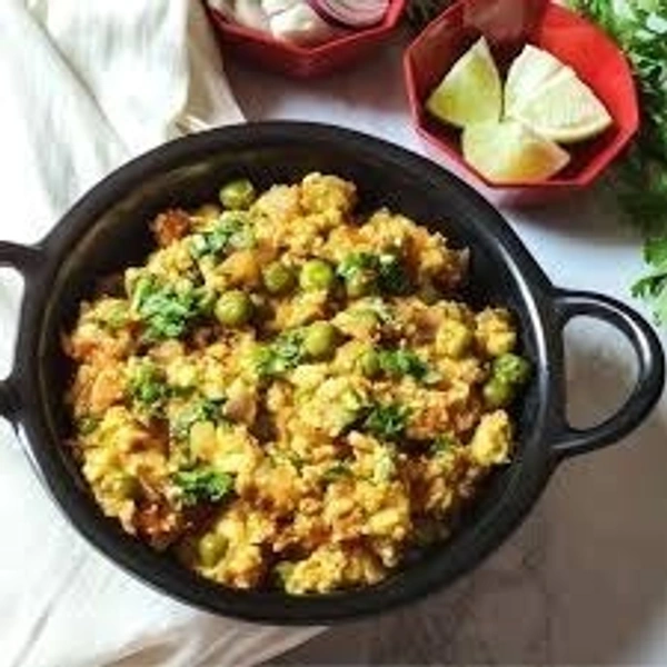 Matar Paneer Burji    {Shiv Vaishno Dabba} - Half