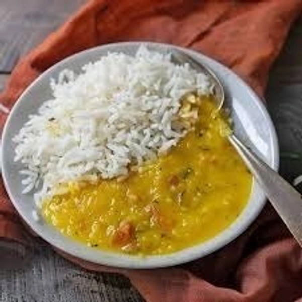 Dal + Chawal     {Shiv Vaishno Dabba}