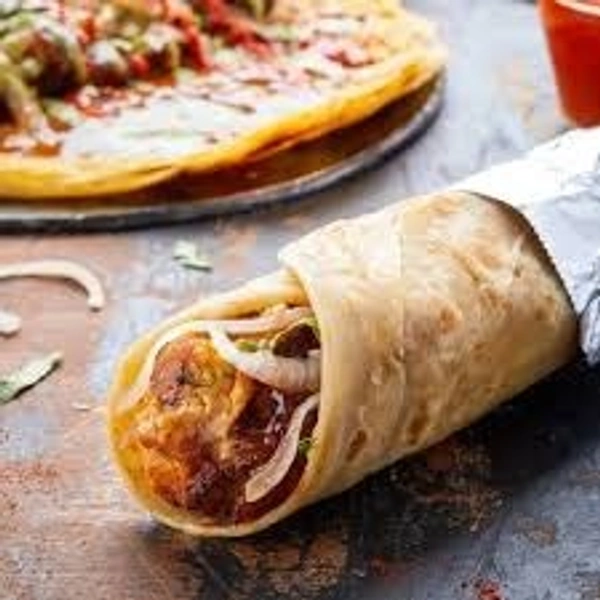 Spicy Aloo Tikki wrap {Cheese Wrap}